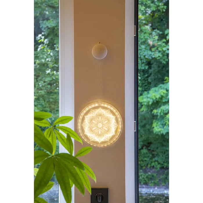 Mandala Hanger met LED Licht Spirituele Verlichting