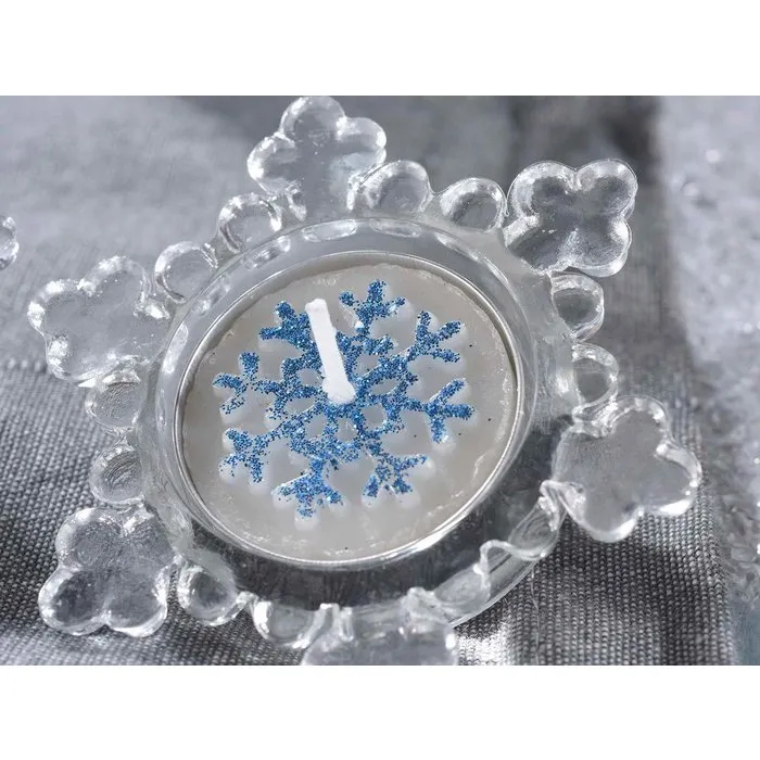 Waxinelichthouder Sneeuwvlok