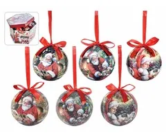 Kerstballen decoratie in doos14 stuks