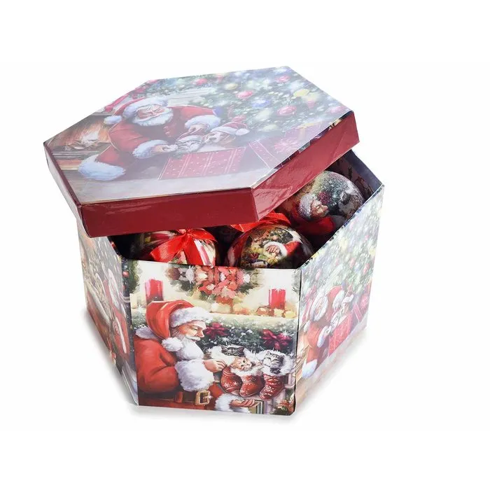 Kerstballen decoratie in doos14 stuks