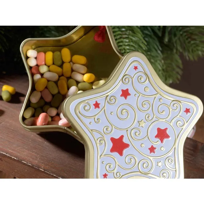 Metalen kerst doosje 3 stuks