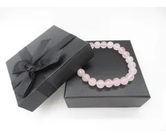 Armband Rozenkwarts 8 mm met doosje