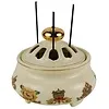 Keramische Wierookbrander met Voorspoedsymbolen