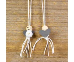 Geluksengel met hartje 10 stuks