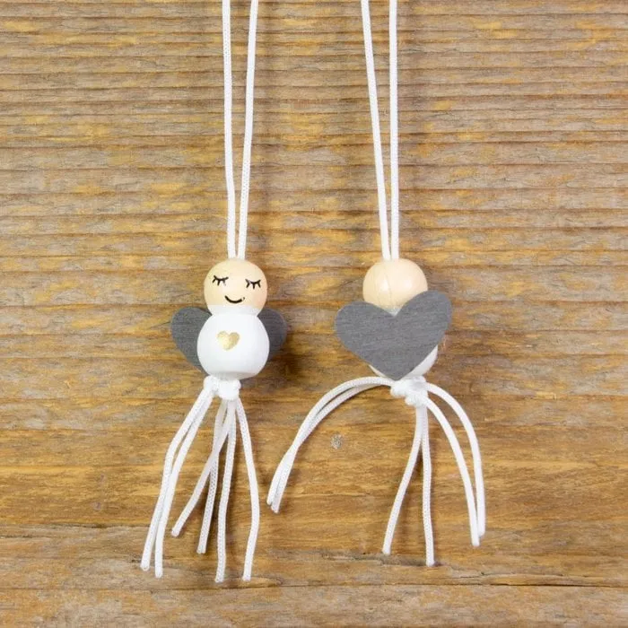 Geluksengel met hartje 10 stuks