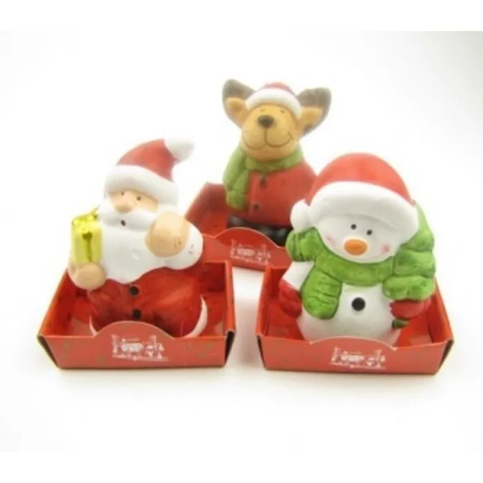 Kerstfiguren in cadeauverpakking