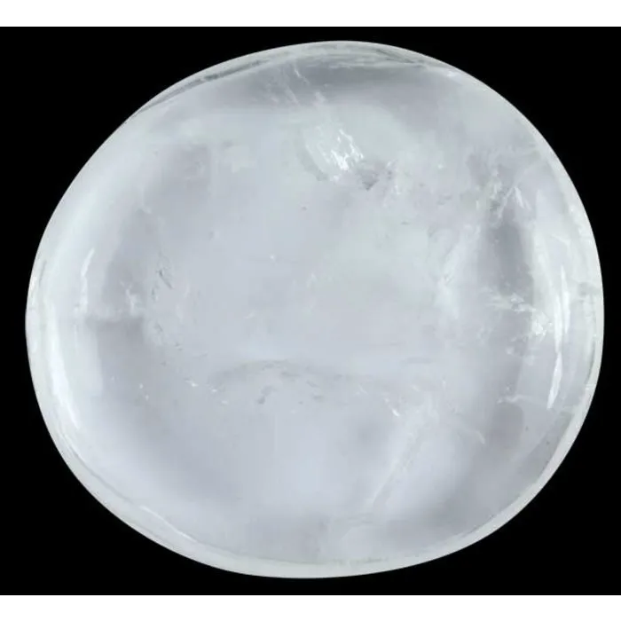 Bergkristal platte steen