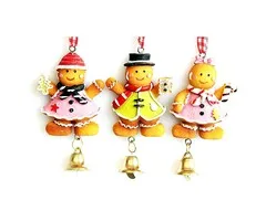 Peperkoekmannetje met belletje 8cm