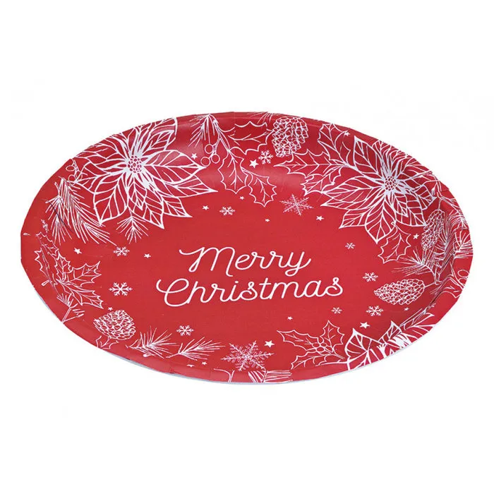 Bord Merry Christmas metaal