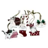 Kat Kerstboomhanger 6 stuks
