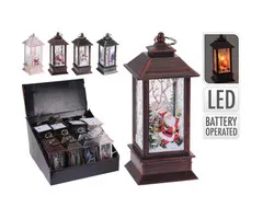 LED decoratie lantaarn Kerstmotieven