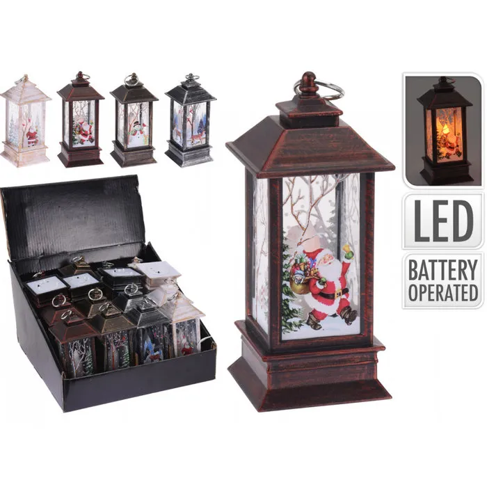 LED decoratie lantaarn Kerstmotieven