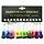 Sleutelhanger led zaklampjes 7 stuks