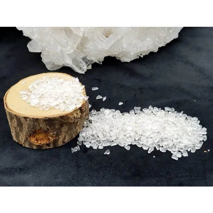 Bergkristal Oplaadsteentjes – 100 gram Edelsteen Split