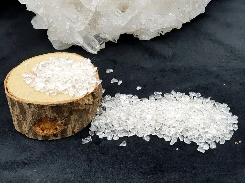 Bergkristal Oplaadsteentjes – 100 gram Edelsteen Split