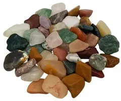 Edelstenen getrommeld ruw 100 gram