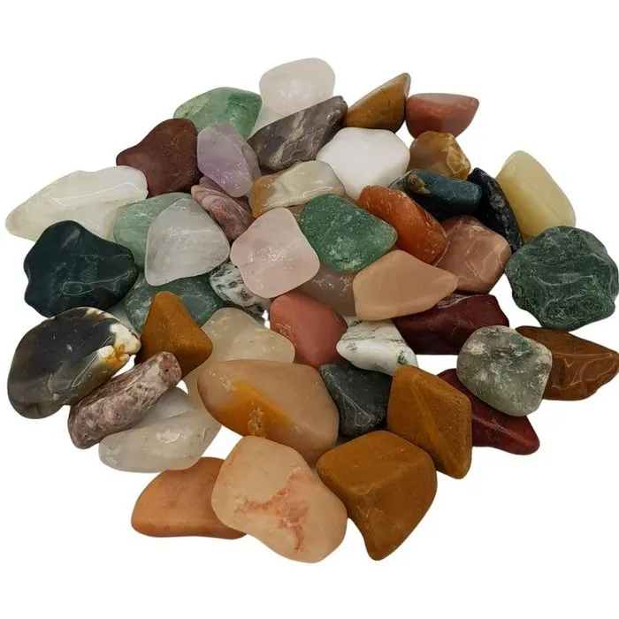 Edelstenen getrommeld ruw 100 gram