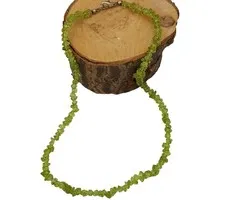 Peridoot splitketting 45 cm