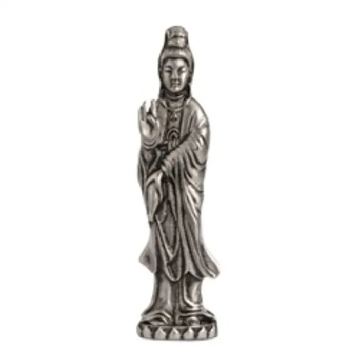 Kwan yin beeldje 4 cm tin