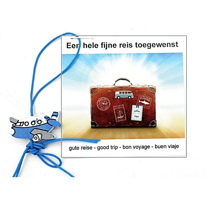 Vliegtuig op kaartje