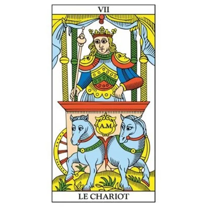 Marseille tarot blue