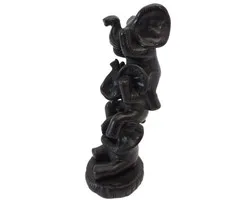 Horen, zien en zwijgen olifanten 19 cm