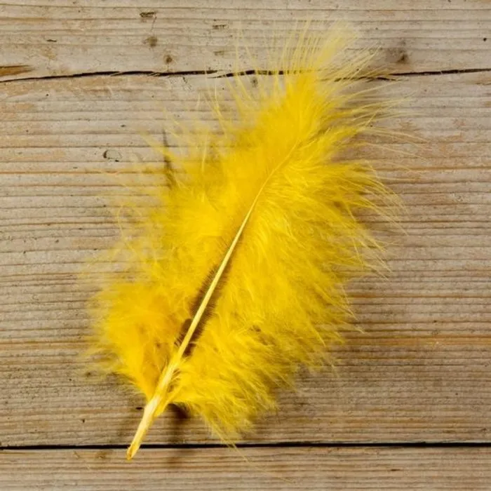 Decoratieveren Geel 10 gram