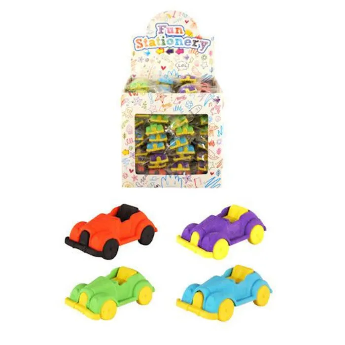 Gummen model: Old timer auto 4 stuks