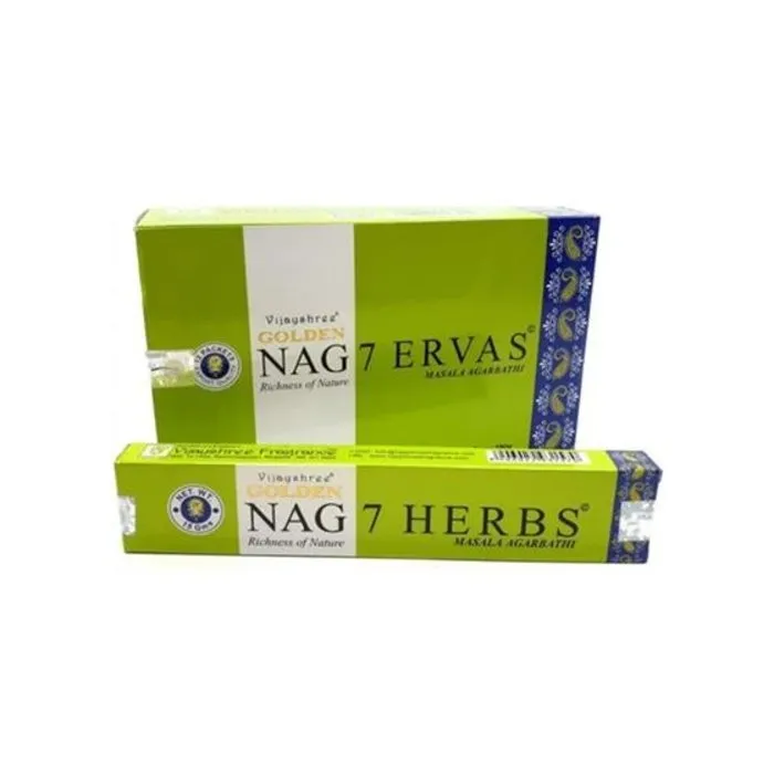 Golden Nag champa 7 Herbs 15 gram