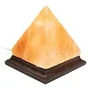Zoutlamp piramide met snoer en LED lamp