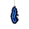 Agaatschijf hanger blauw