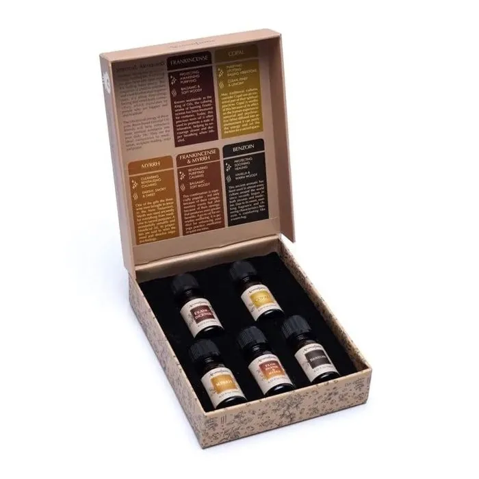 Aromafume Essentiële Oliemix Set | Wierookhars 5 x 10 ml