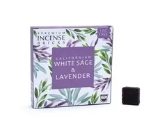 Aromafume wierookblokjes witte salie & lavendel