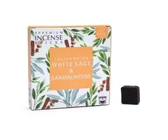 Aromafume wierookblokjes witte salie & sandelhout