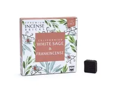 Aromafume wierookblokjes witte salie & frankincense