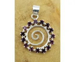 Hanger spiraal met crystal glas