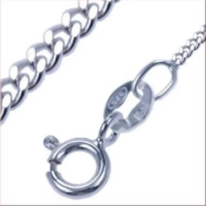 Zilveren collier 40 cm