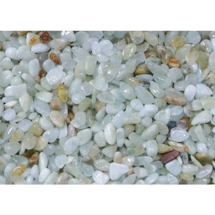Aquamarijn mini steentjes 50 gram