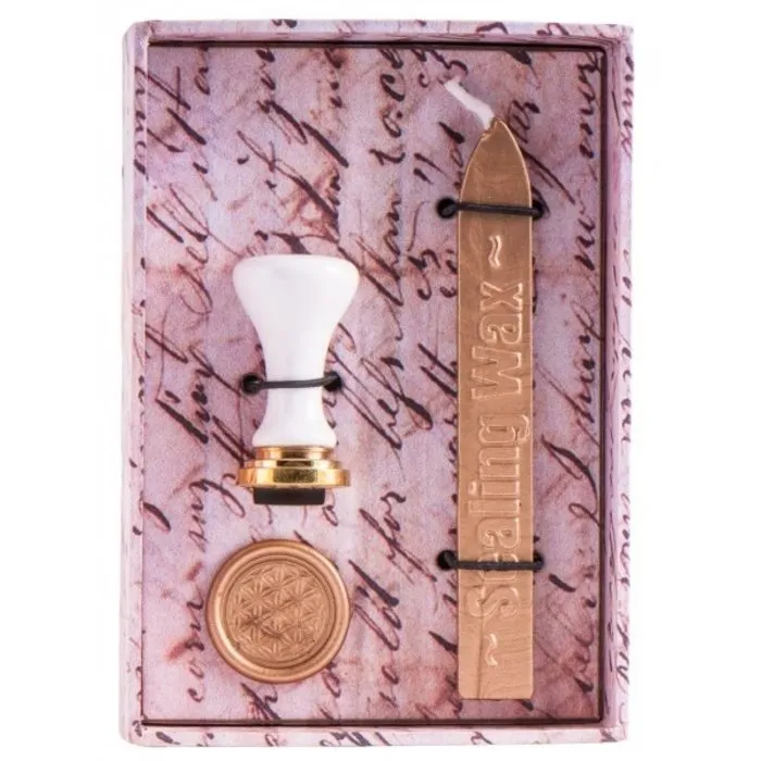 Wax zegel levensbloem