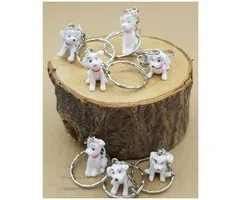Sleutelhangers Dalmatiër 7 stuks
