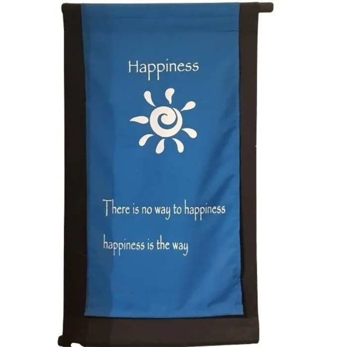 Banner doek Happiness