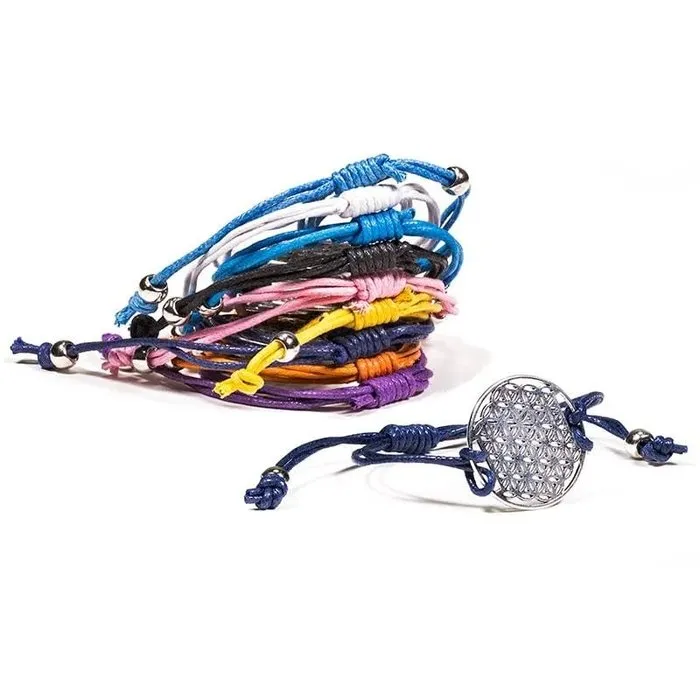 Flower of life armbandje met kaartje