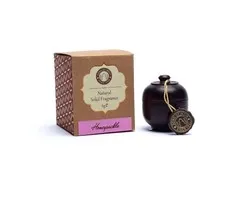 Geurcrème Kamperfoelie in rozenhout potje