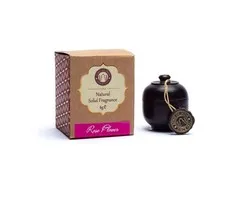 Geurcrème Roos in rozenhout potje