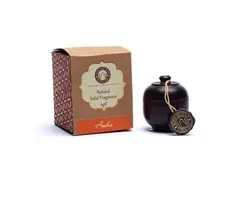 Geurcrème Amber in rozenhout potje