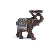 Olifant met kaarshouder