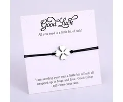 Armband met klaver vier