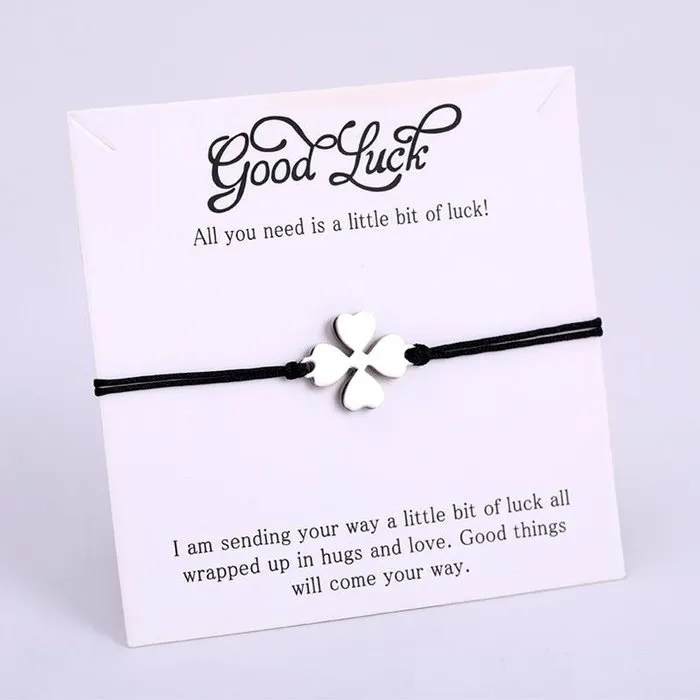 Armband met klaver vier