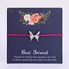 Armband vlinder Best Friend