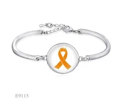 Armband ribbon oranje